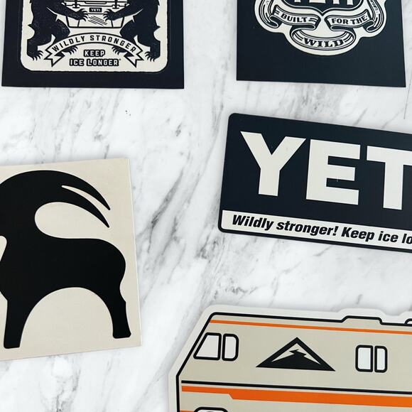 Outdoors brands stickers - yeti, backcountry, Nike trail - Picture 2 of 3